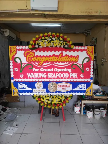 Papan Bunga Ucapan Selamat Rasuna Said