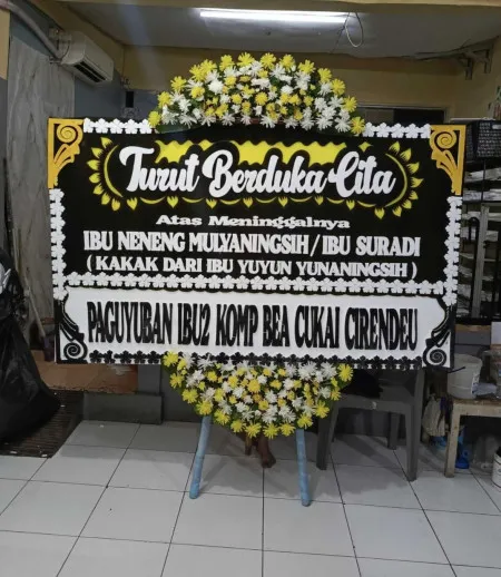 Papan Bunga Duka Rasuna Said