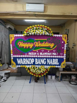 Papan Bunga di Rasuna Said