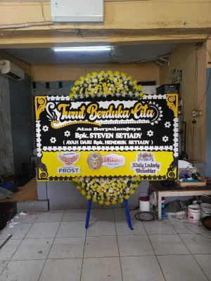 Papan Bunga di Rasuna Said
