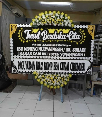 Papan Bunga di Rasuna Said
