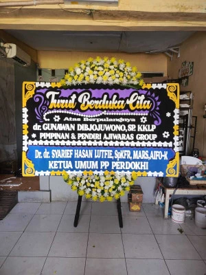 Papan Bunga di Rasuna Said